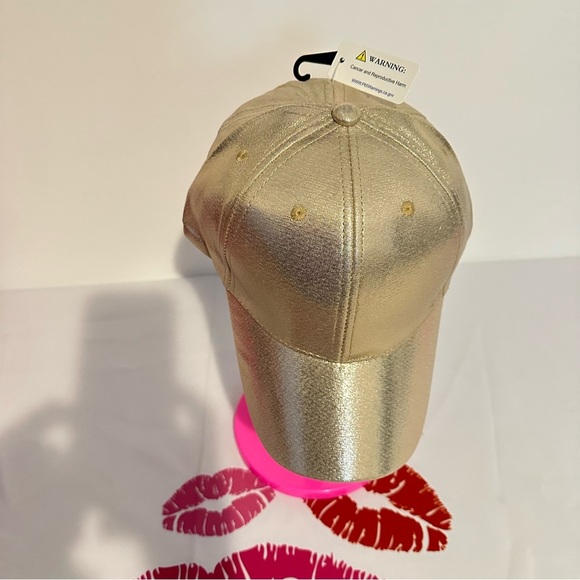 Gold One Size Fashion Cap - Picture 7 of 10